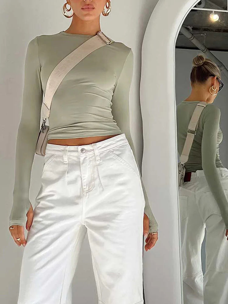 Sienna Ruched Crop Top