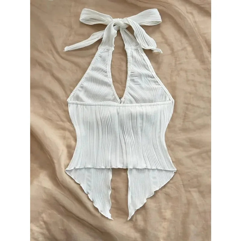 Sienna Halter Cutout Top