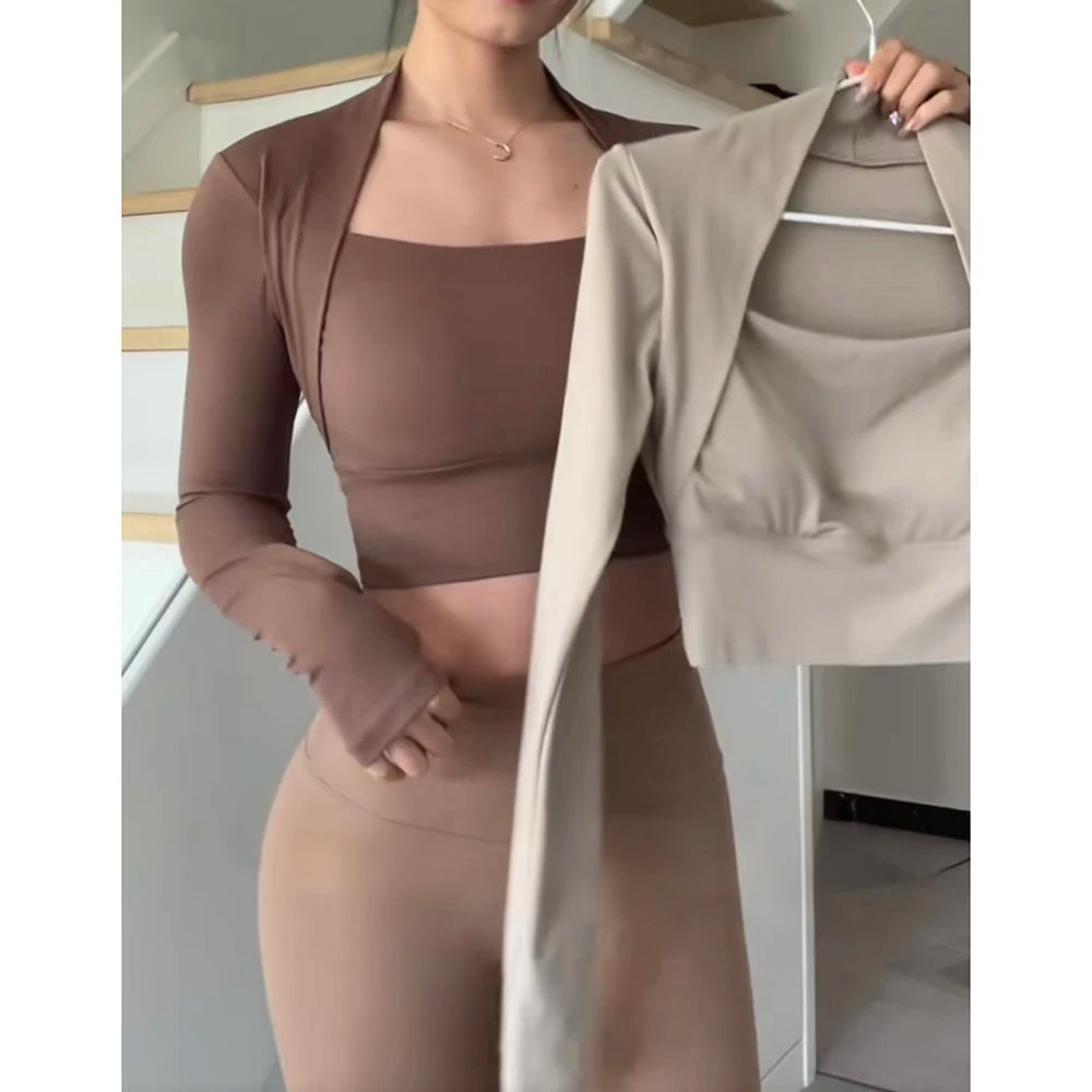 SculptFit Long Sleeve Lounge Top