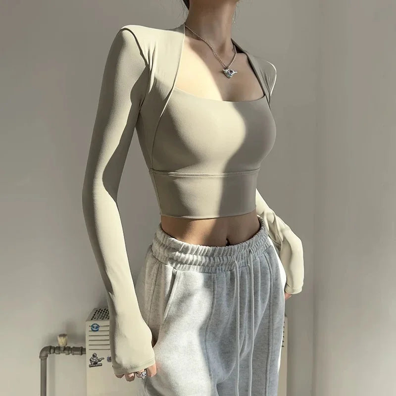 SculptFit Long Sleeve Lounge Top