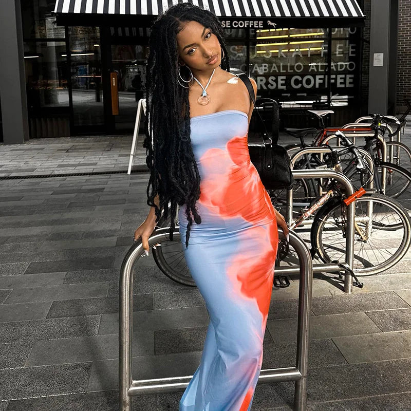 Sunset Mirage Maxi Dress