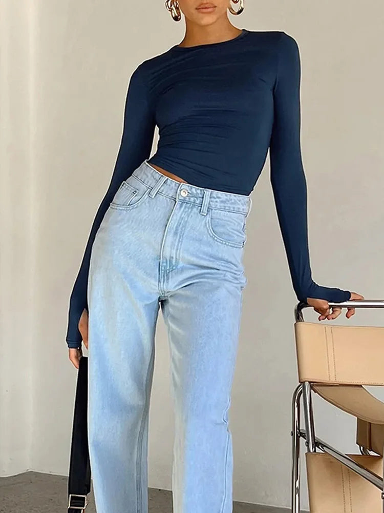 Sienna Ruched Crop Top