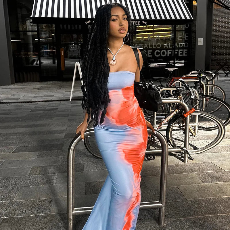 Sunset Mirage Maxi Dress